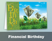 Financial Birthday Cards